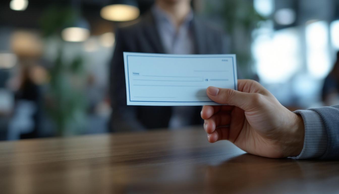 Comment déposer un chèque à la banque en 3 étapes simples